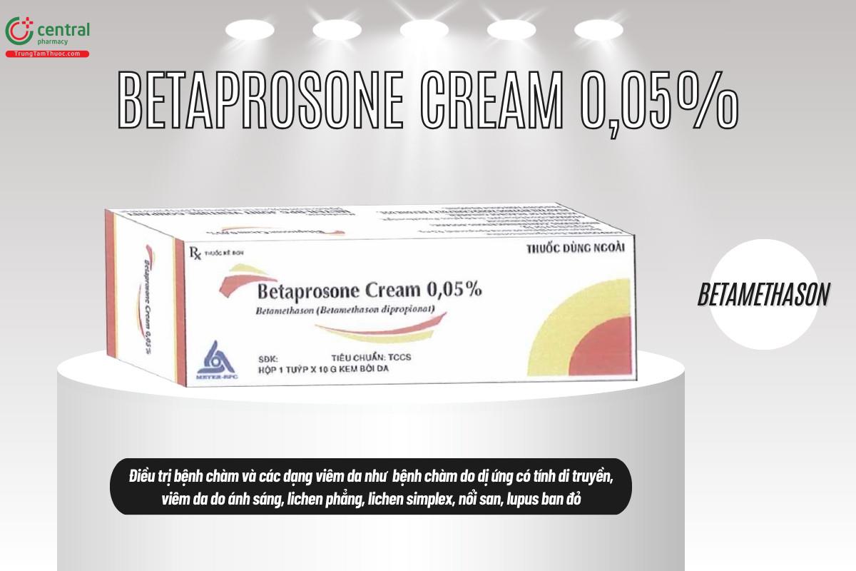 Tác dụng của thuốc Betaprosone Cream 0,05%