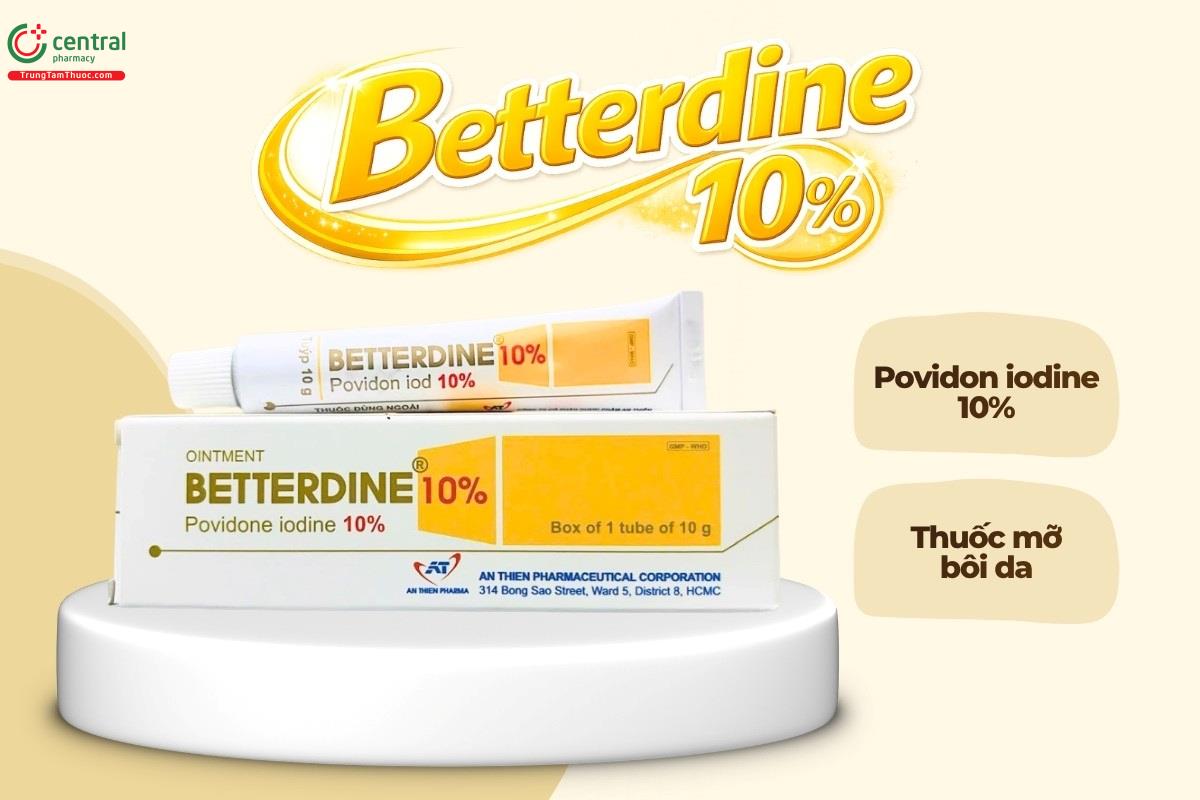 Thành phần chính của Betterdine 10%