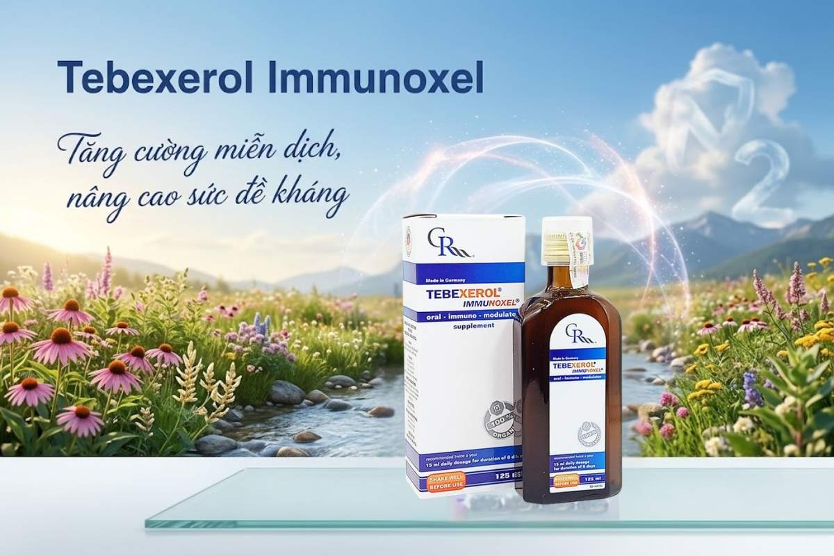 Tebexerol Immunoxel 500ml-Tăng cường miễn dịch cho người già