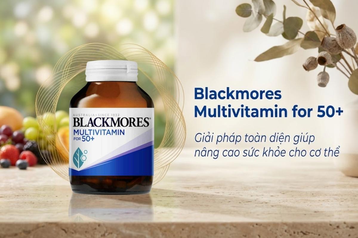 Thuốc bổ cho người già gầy Blackmores - Multivitamin for 50+