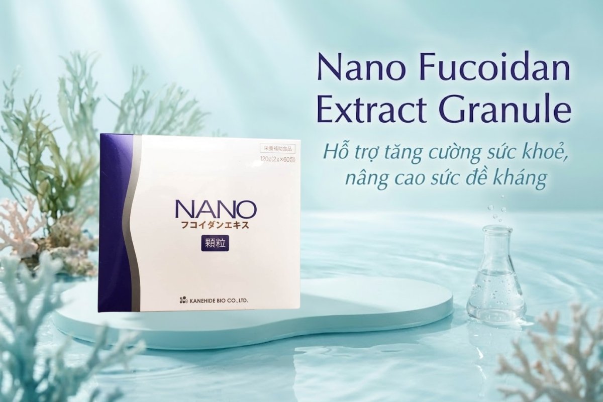 Thuốc bổ cho người già chống ung thư Nano Fucoidan Extract Granule