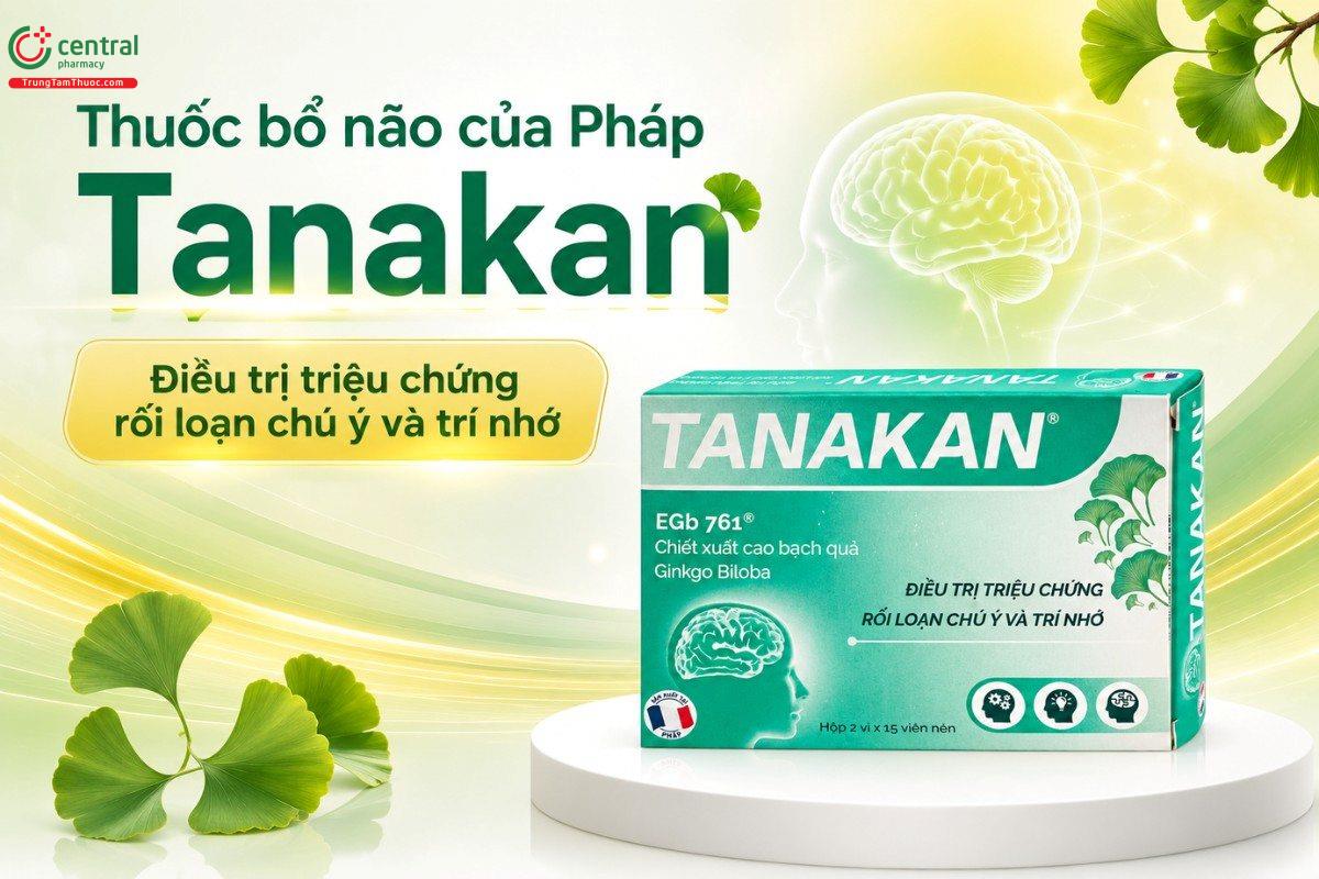 Thuốc bổ não Tanakan của Pháp
