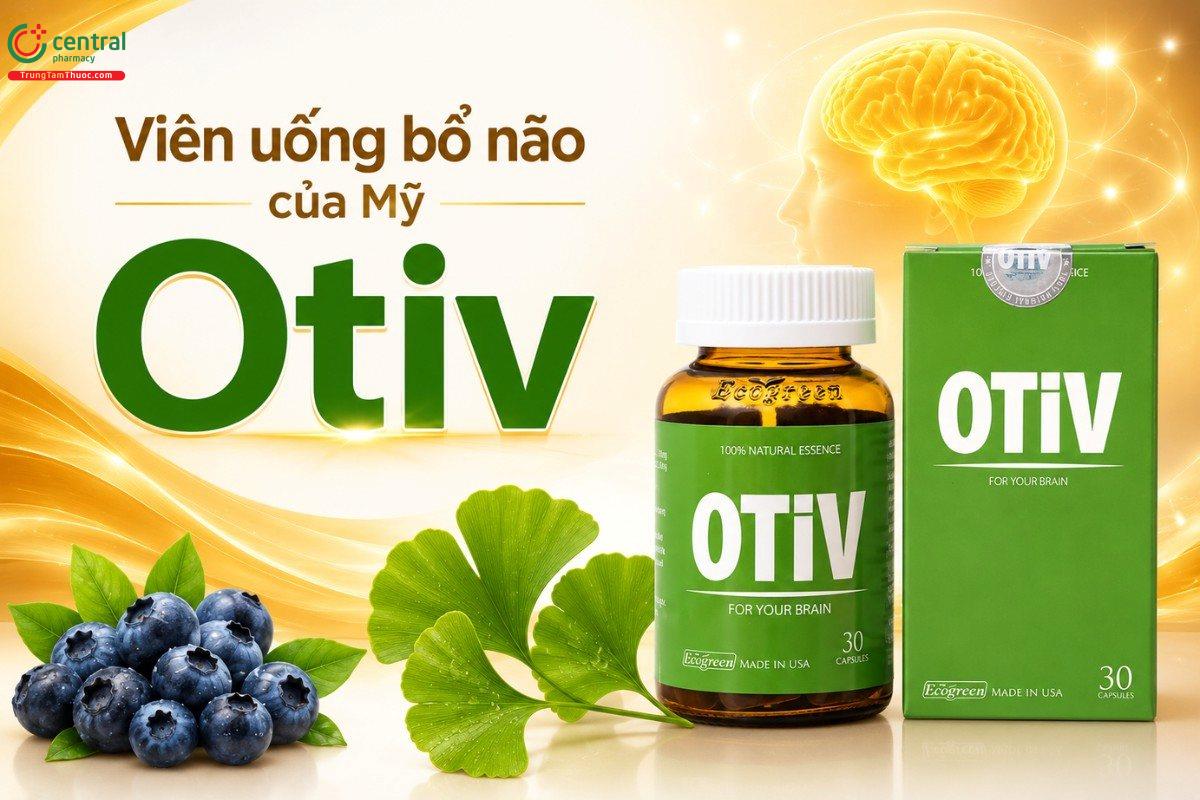 Viên uống bổ não Otiv của Mỹ