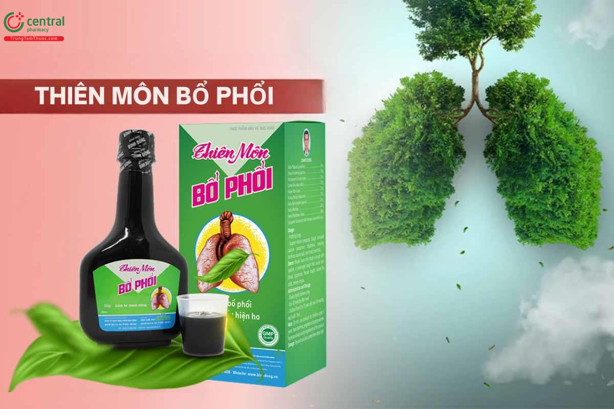 Siro Thiên Môn Bổ Phổi tăng cường chức năng phổi