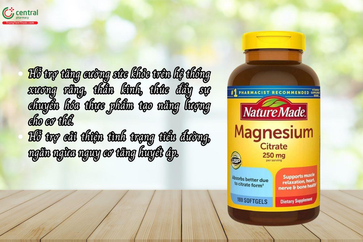 Magnesium Citrate 250mg Nature Made
