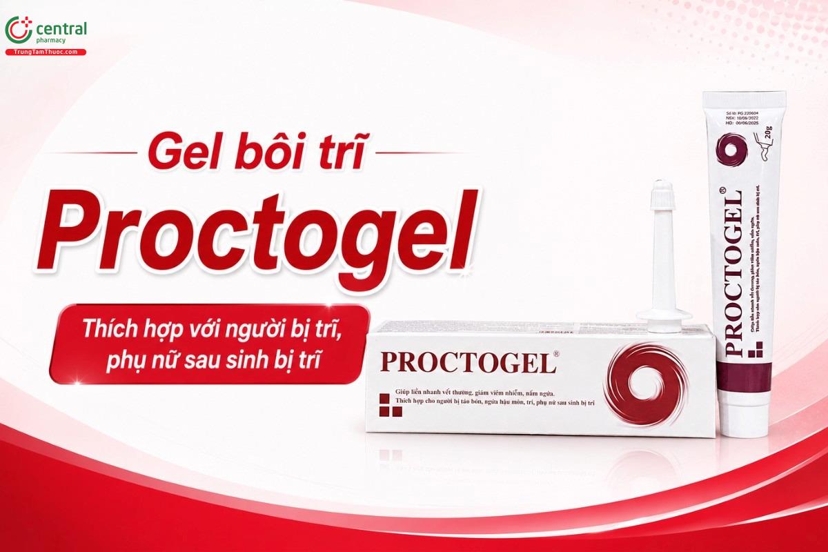 Gel bôi trĩ Proctogel