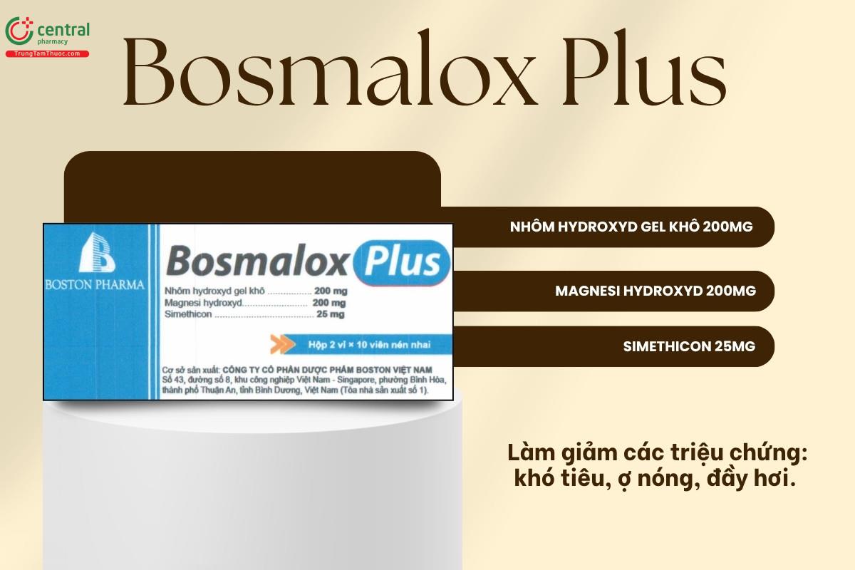 Tác dụng của thuốc Bosmalox Plus