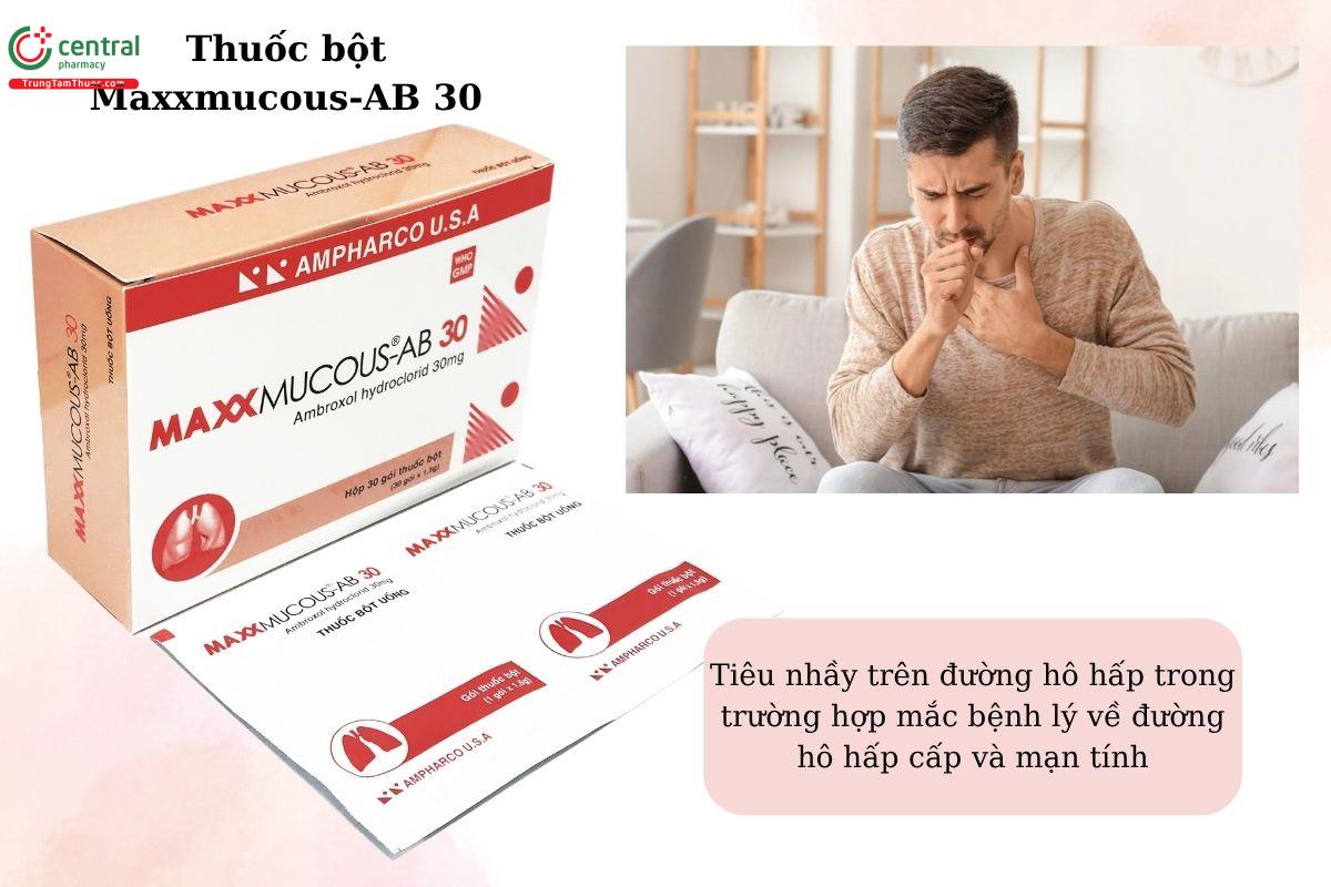 Chỉ định của thuốc Maxxmucous-AB 30