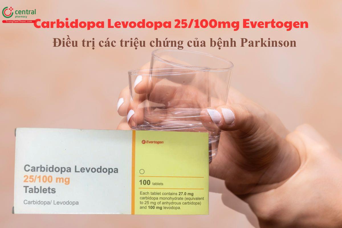 Thuốc Carbidopa Levodopa 25/100mg Evertogen điều trị bệnh Parkinson