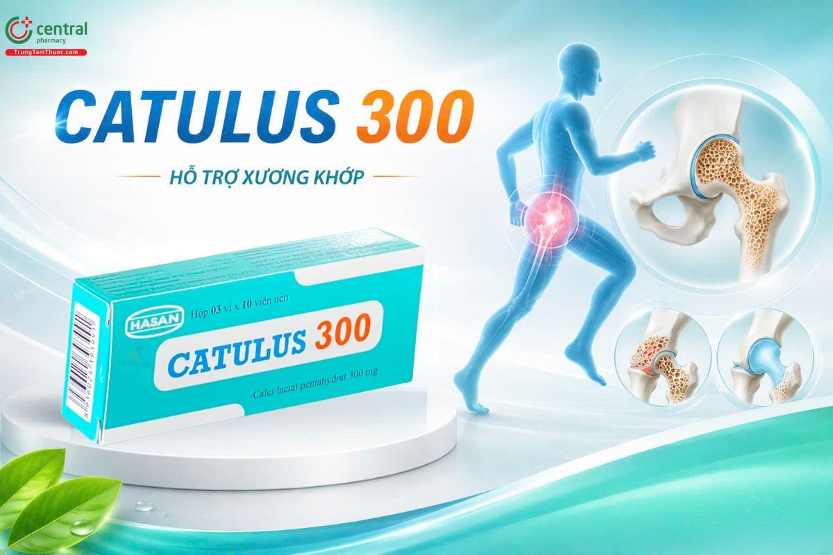 Thuốc Catulus 300mg: Bổ sung canxi, điều trị thiếu canxi và loãng xương