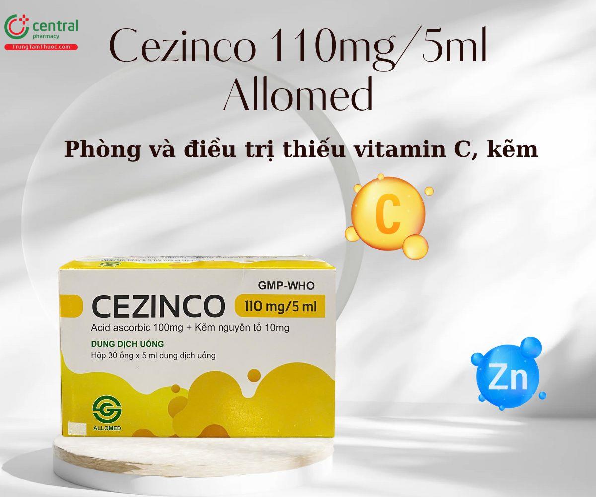 Thuốc Cezinco 110mg/5ml - Hỗ trợ tăng đề kháng