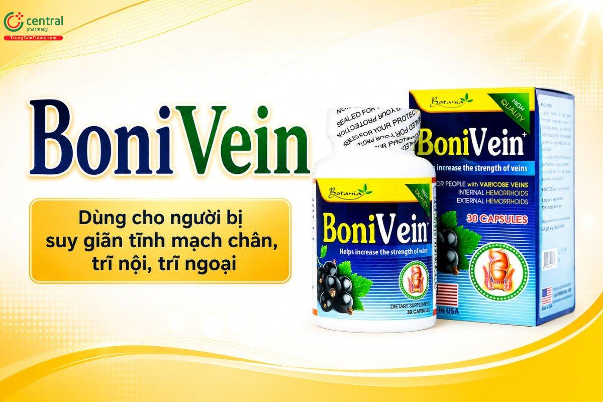 Bonivein - sản phẩm hỗ trợ trị bệnh trĩ của Mỹ