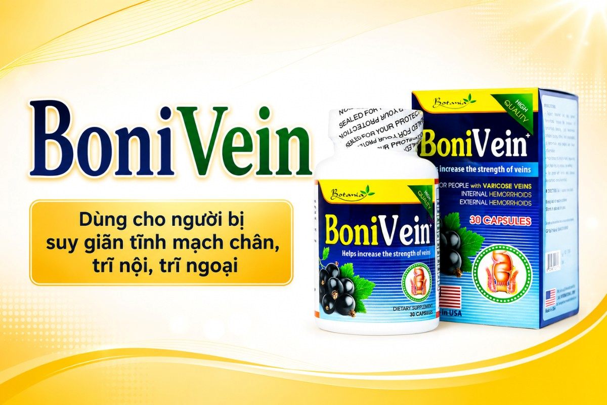 Bonivein - hỗ trợ điều trị bệnh trĩ