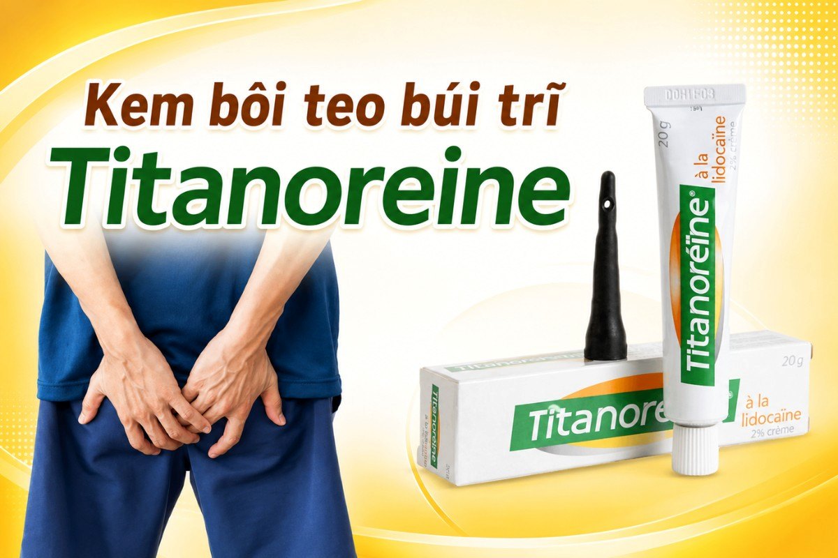 Kem bôi teo búi trĩ Titanoreine