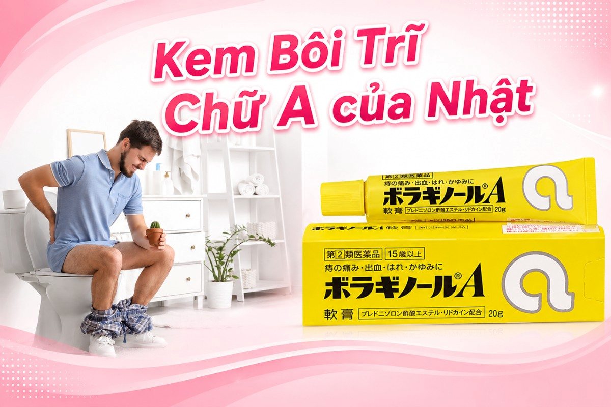 Kem Bôi Trĩ Chữ A Của Nhật