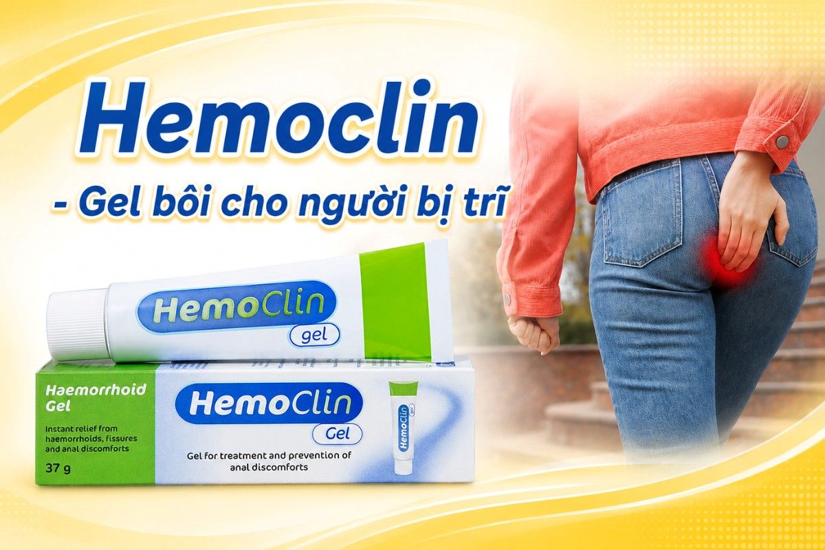 Hemoclin - Gel bôi cho người bị trĩ