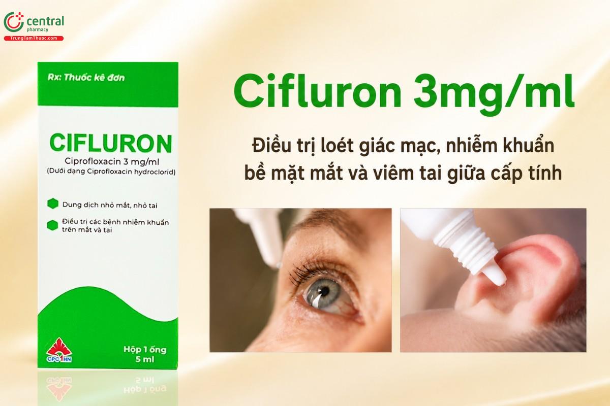 Chỉ định của thuốc Cifluron 3mg/ml