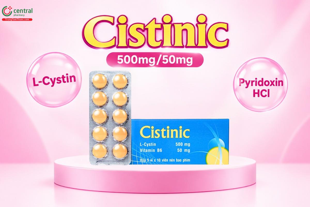 Thành phần của thuốc Cistinic 500mg/50mg