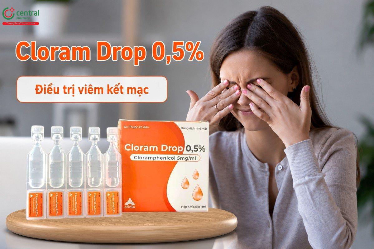 Chỉ định của thuốc Cloram Drop 0,5%