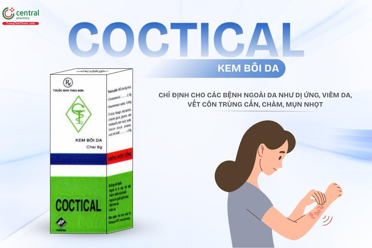 Chỉ định của thuốc Coctical