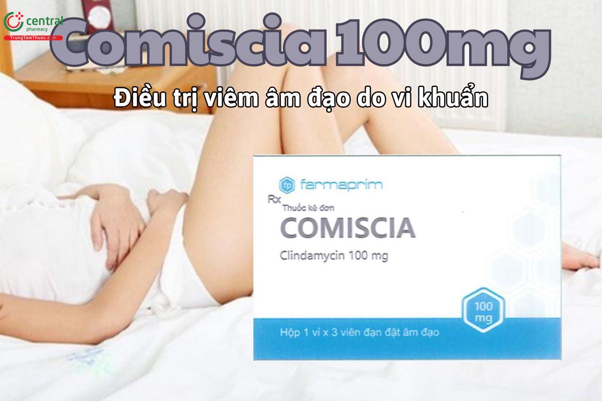 Thuốc Comiscia 100mg điều trị viêm âm đạo do vi khuẩn