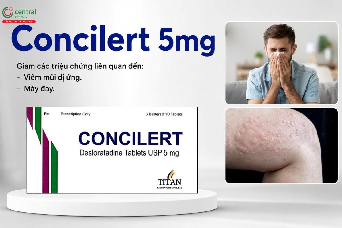 Chỉ định của thuốc Concilert 5mg