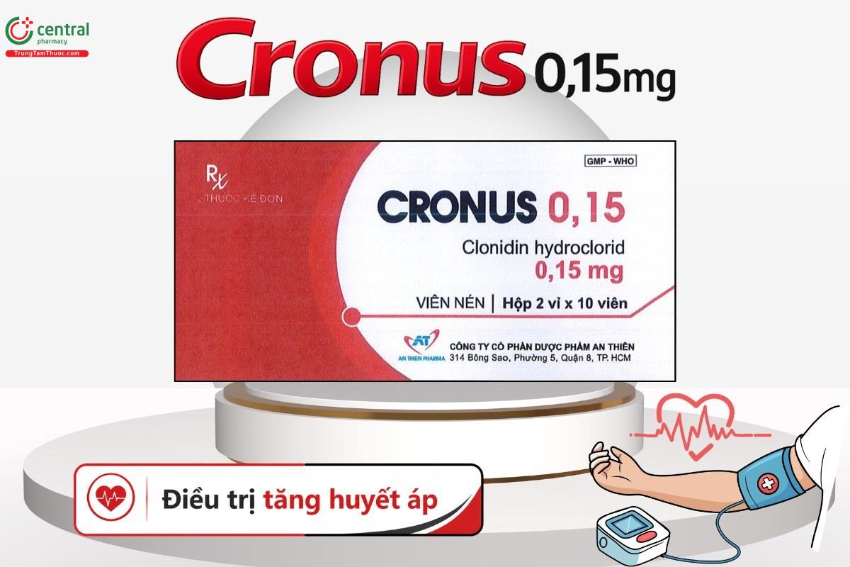 Chỉ định của thuốc Cronus 0,15mg