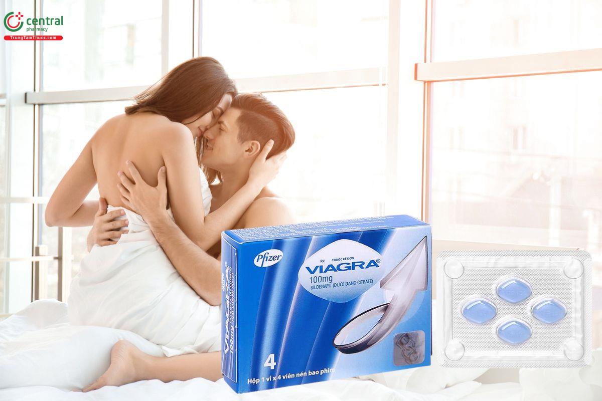 Sildenafil (Viagra) phổ biến trong điều trị rối loạn cương dương