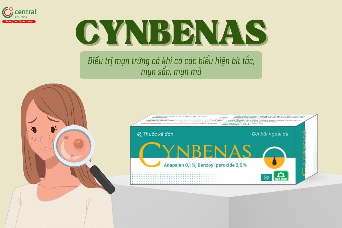 Thuốc Cynbenas điều trị mụn trứng cá
