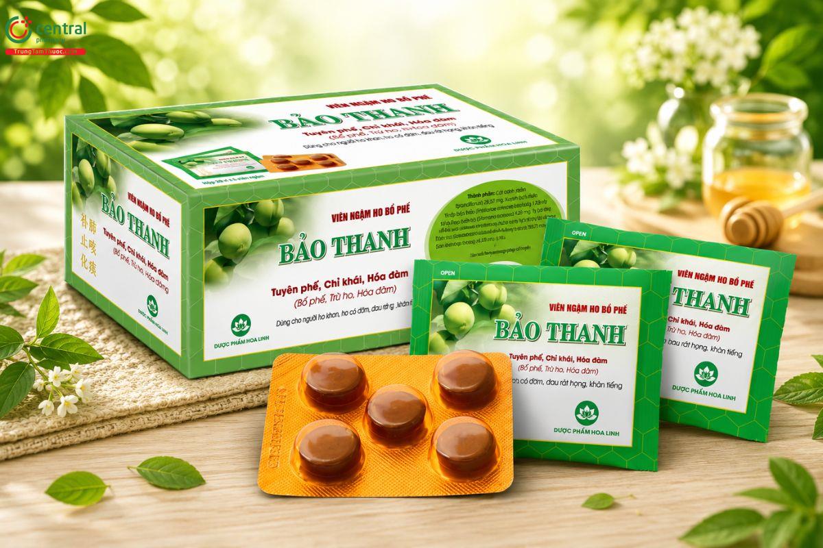 Bảo Thanh - Viên ngậm giảm ho giảm đau họng