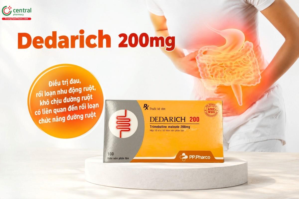 Chỉ định của thuốc Dedarich 200mg