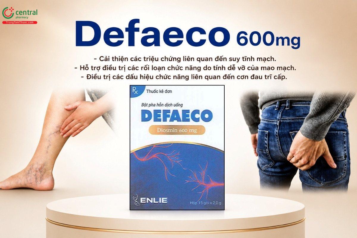 Chỉ định của thuốc Defaeco 600mg