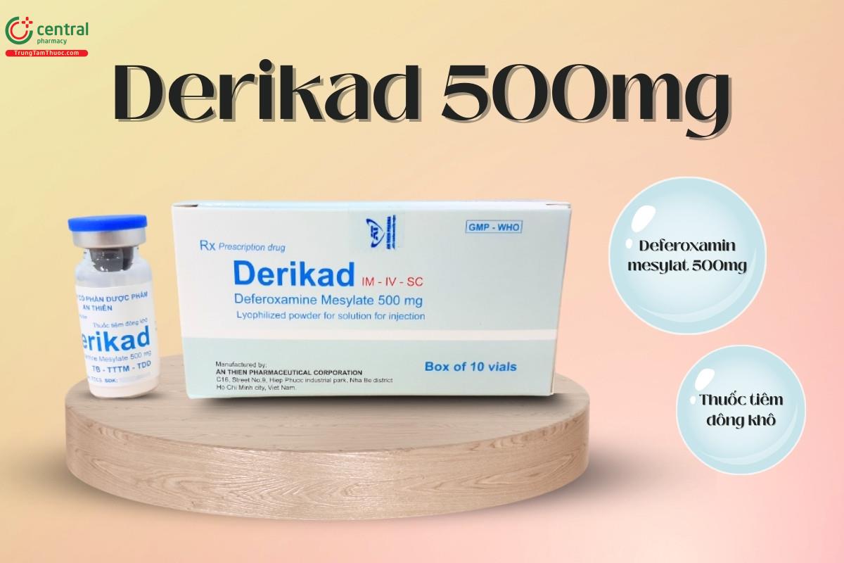 Thành phần của Derikad 500mg