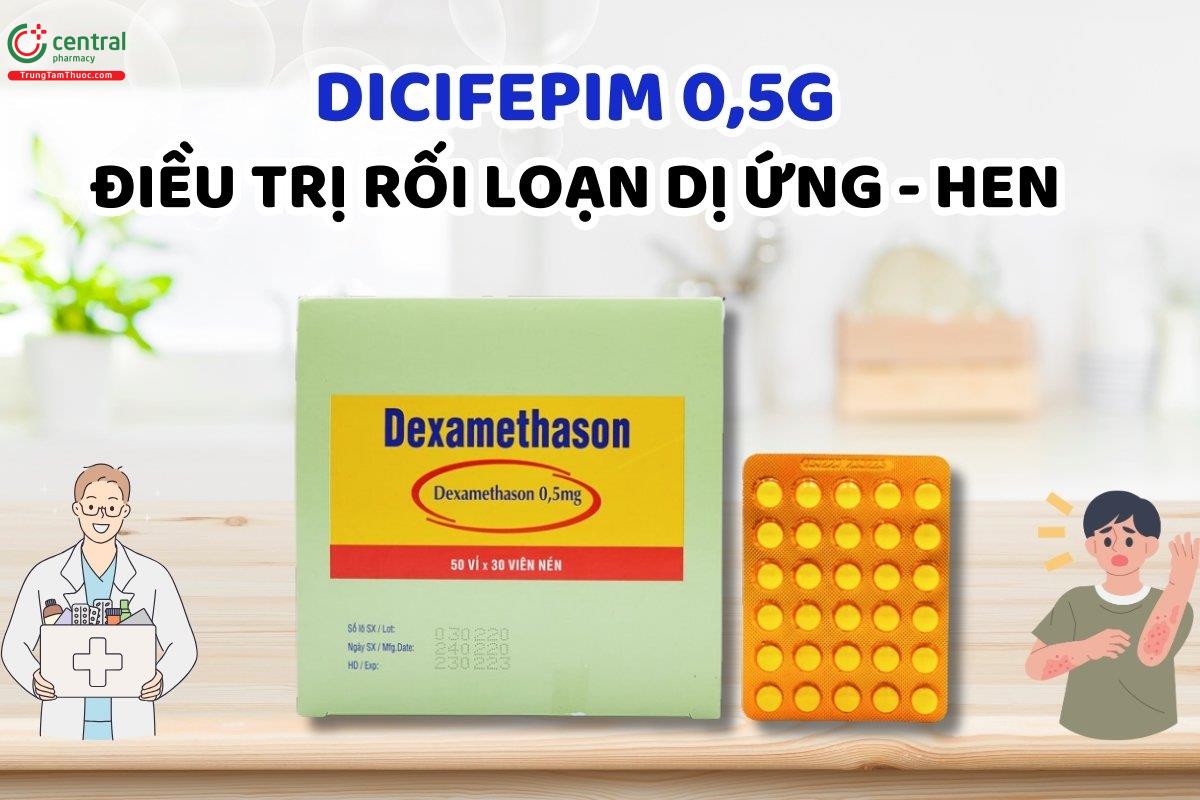 Dexamethason 0,5mg là thuốc gì? Là thuốc kháng viêm, chống dị ứng mạnh