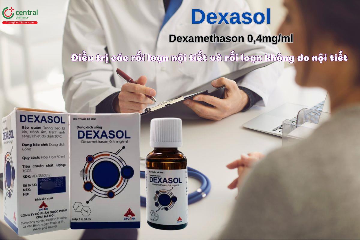 Dung dịch uống Dexasol điều trị các rối loạn nội tiết, rối loạn không nội tiết