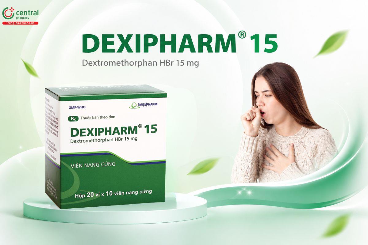 Thuốc Dexipharm 15 (H/200) giảm ho khan, ho do kích thích họng và phế quản