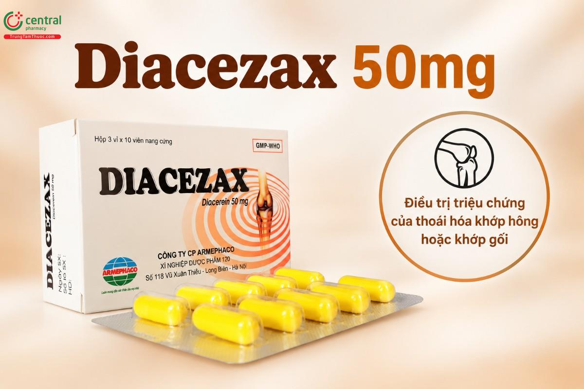 Chỉ định của thuốc Diacezax 50mg