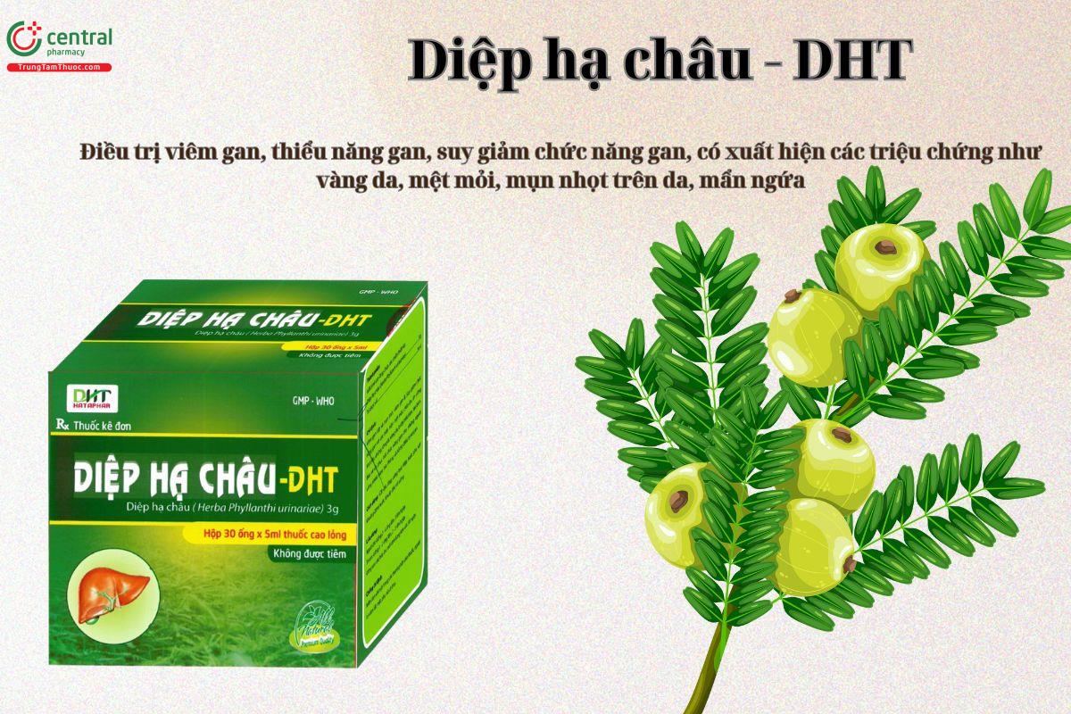Thuốc Diệp Hạ Châu - DHT giúp giảm các triệu chứng suy giảm chức năng gan