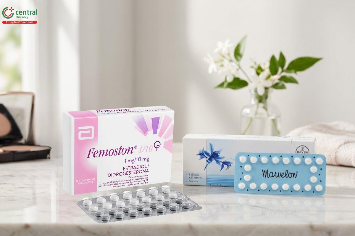 Thuốc điều hòa kinh nguyệt chứa estradiol và progesterone dienogest