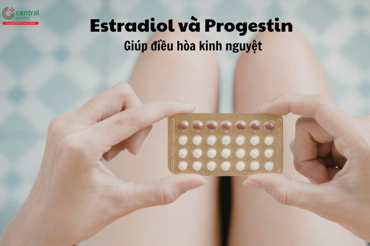 Thuốc điều hòa kinh nguyệt chứa estradiol và progesterone dienogest