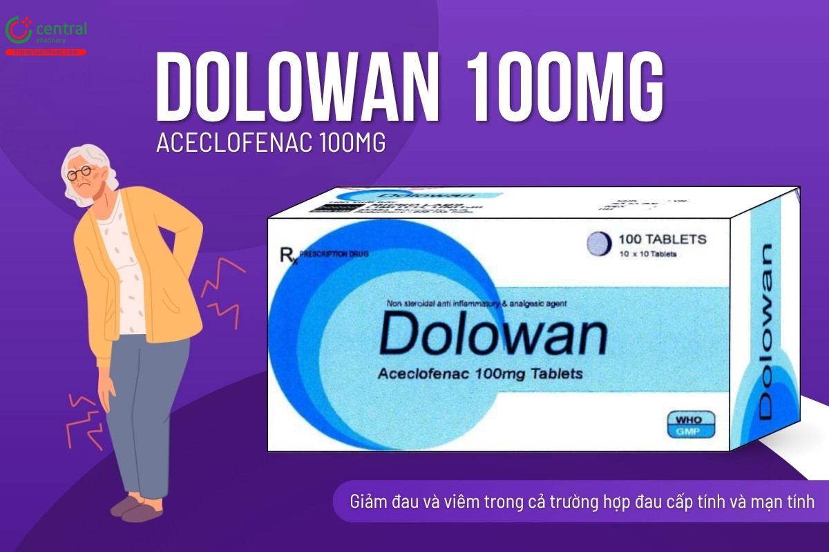 Chỉ định của thuốc Dolowan 100mg