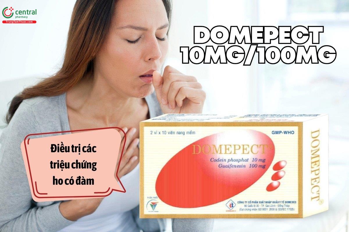 Chỉ định của thuốc Domepect 10mg/100mg