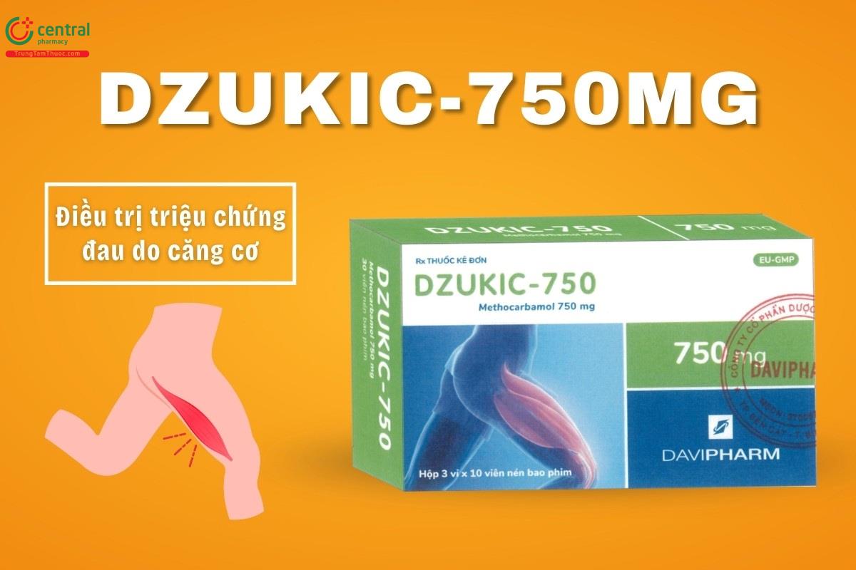 Chỉ định của thuốc Dzukic-750mg