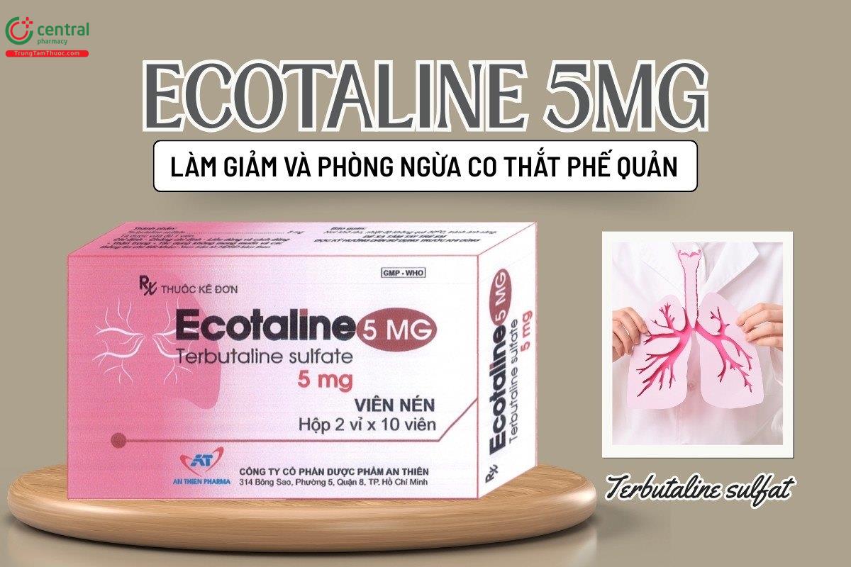 Tác dụng của thuốc Ecotaline 5mg