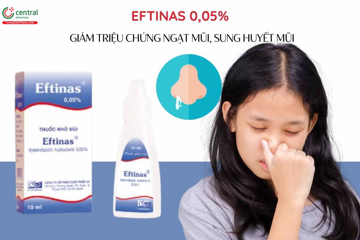 Chỉ định của Thuốc Eftinas 0,05%