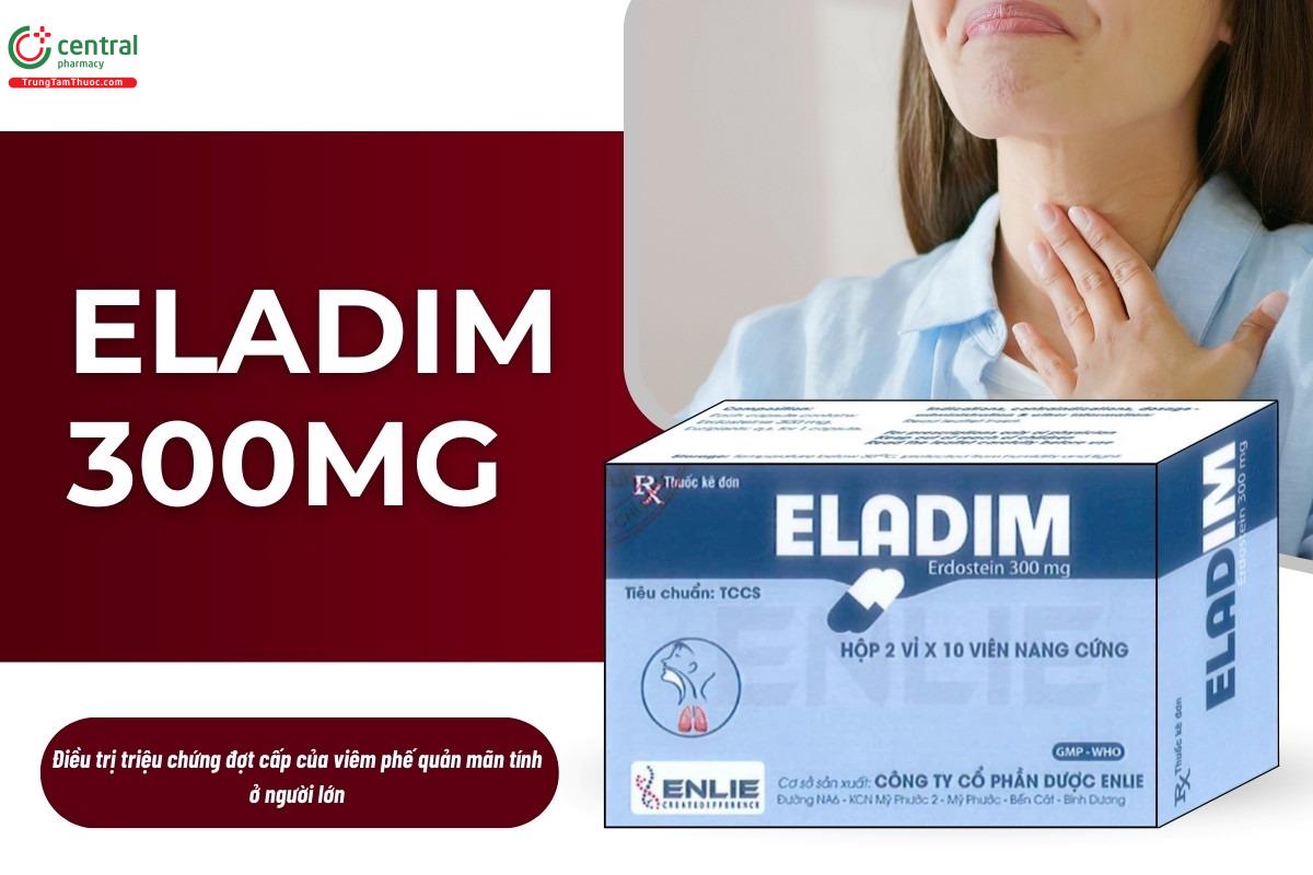 Chỉ định của thuốc Eladim 300mg