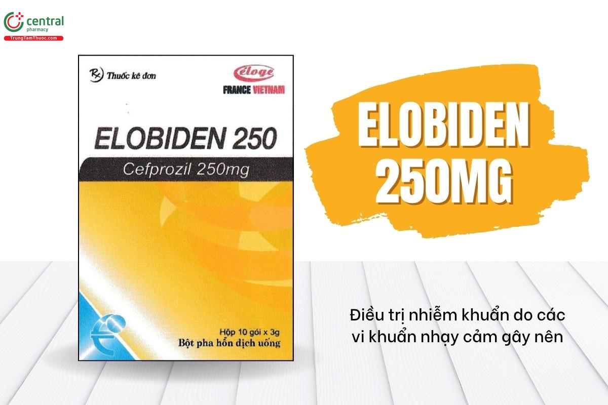 Thuốc Elobiden 250mg điều trị nhiễm khuẩn gây ra bởi vi khuẩn nhạy cảm