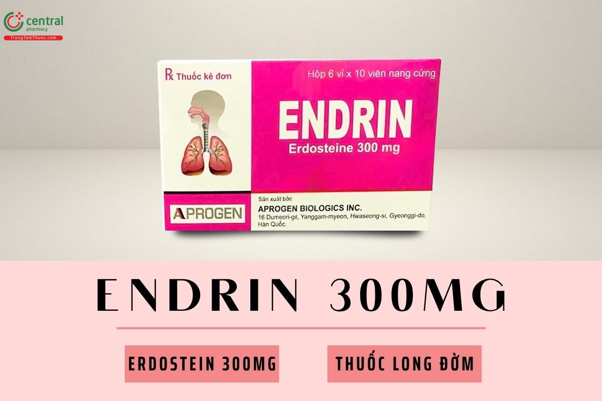 Thuốc Endrin 300mg có tác dụng long đờm