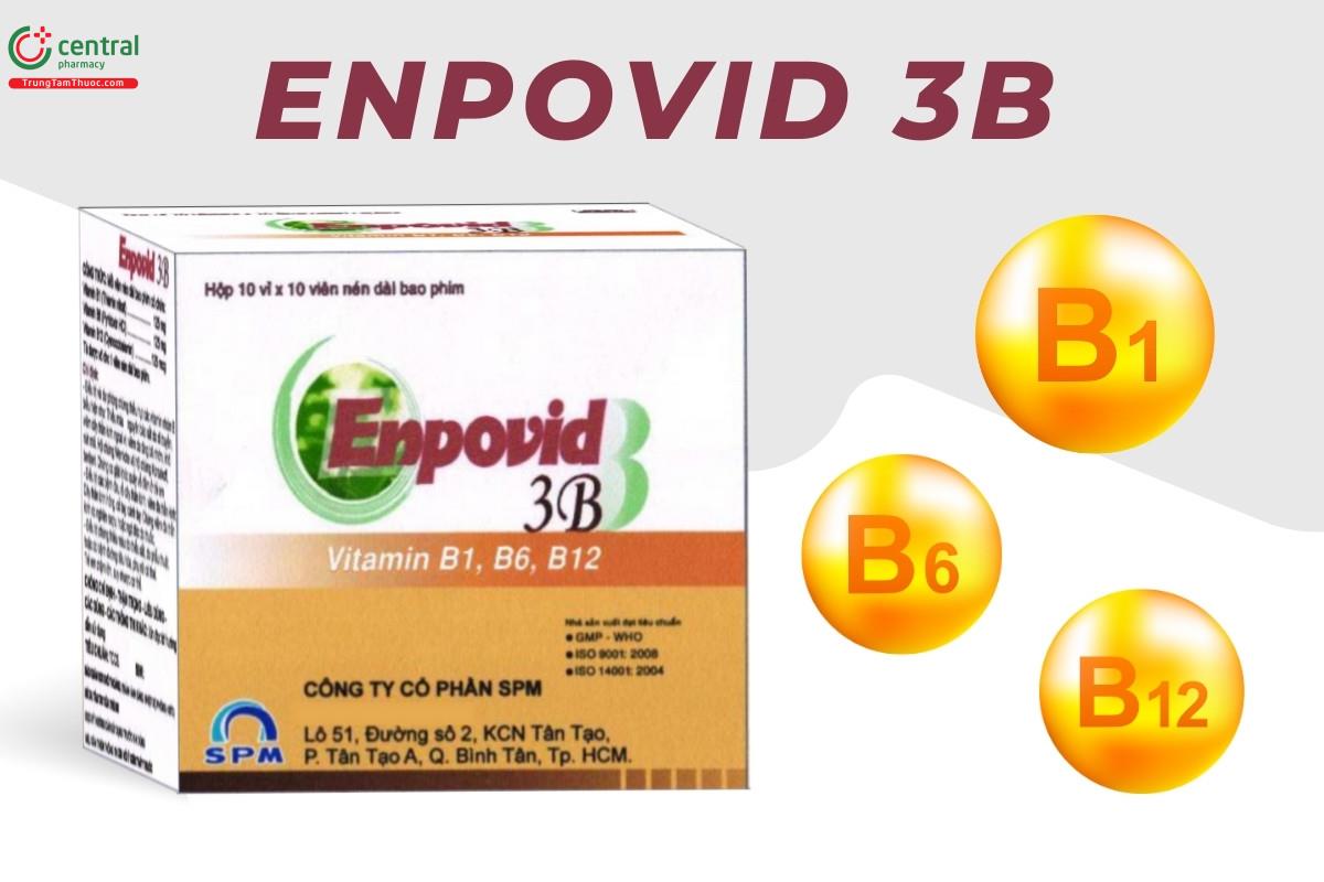 Thuốc Enpovid 3B có chứa Vitamin B1, B6 và B12
