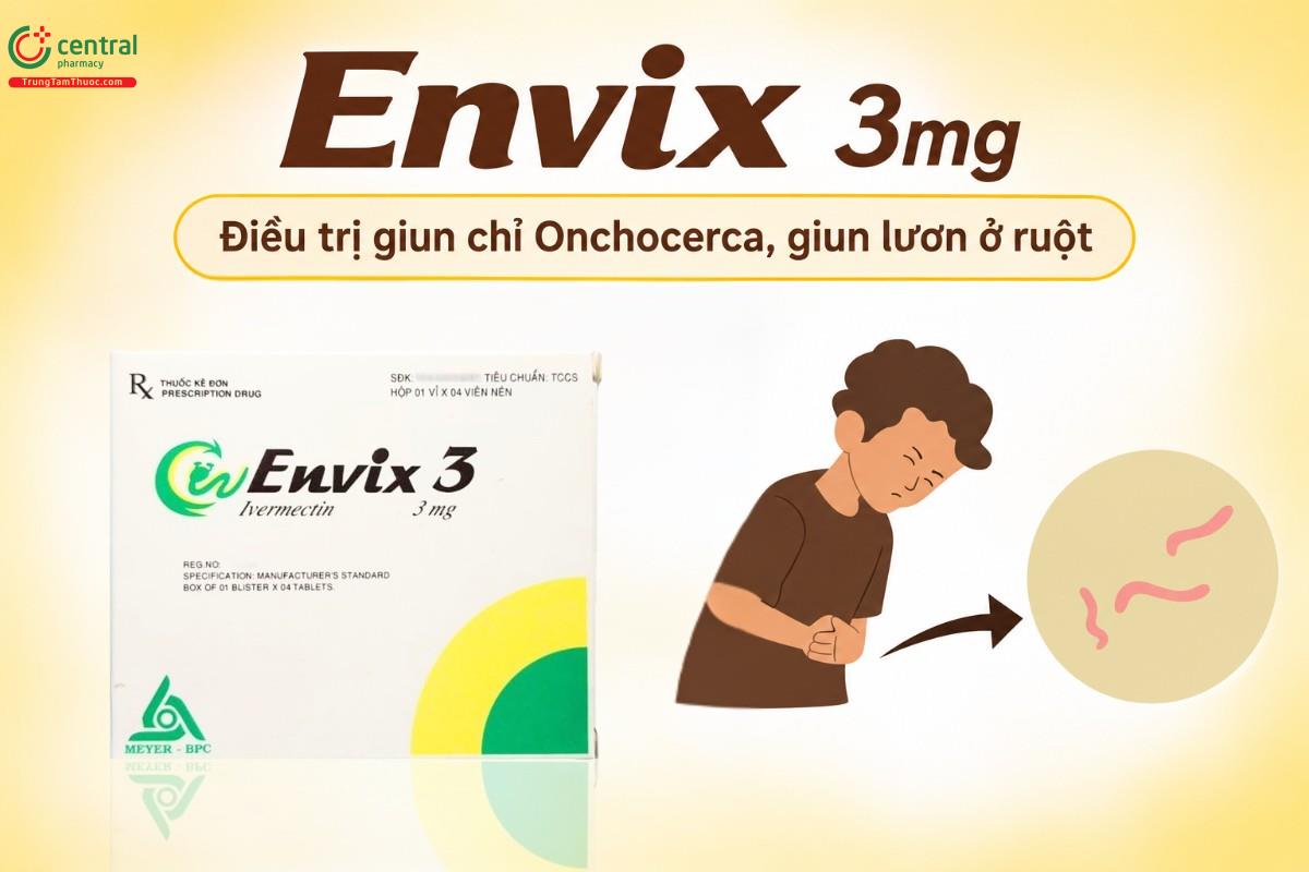 Chỉ định của thuốc Envix 3mg